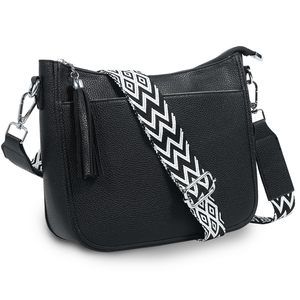 Crossbody Bags, 2 Adjustable StrapsWide Guitar Strap&Solid Color o_o